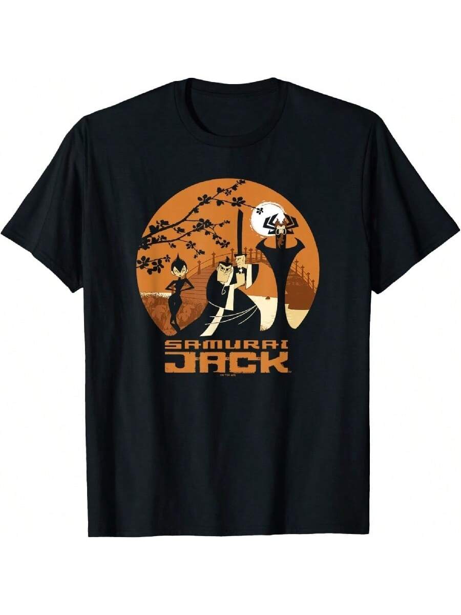 Samurai Jacks Halloween Group Shot Character Poster T-Shirt S