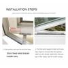Stainless Steel Window Support Gusset Fixed Angle Controller Window Restrictor Hardware Brace Stopper Children Safety Lock