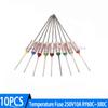 10PCS Thermal Fuse 250V 10A TF RY 60C 70C 80C 92C 100C 110C 115C 121C 135C 142C 157C 165C 172C 185C 192C 210C 240C 285C 300C Fuses4