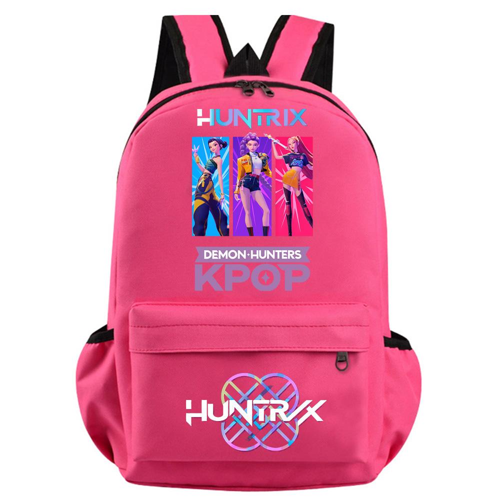 Cartoon Kpop Demon Hunters Printed Backpack for Teenager Student Girl Boy Bookbag Schoolbag Women Large Capacity Travel Bag Kid Gift Rucksak