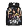 Rhea Ripley Vintage  Teenage Backpack Sports Student Business  Daypack for Men Women College Canvas Bags