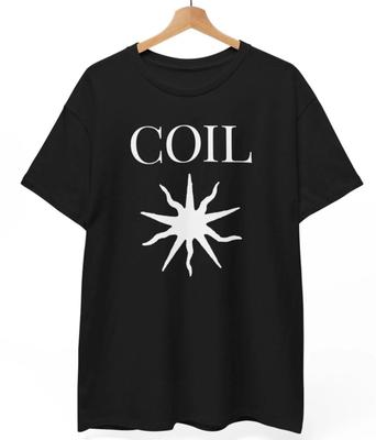 T-Shirt Coil Black Sun, Band Musicale Rock Punk Metal, Maglietta Unisex