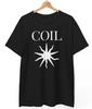 Coil Black Sun T-shirt, Muziekband Rock Punk Metal, Unisex tee