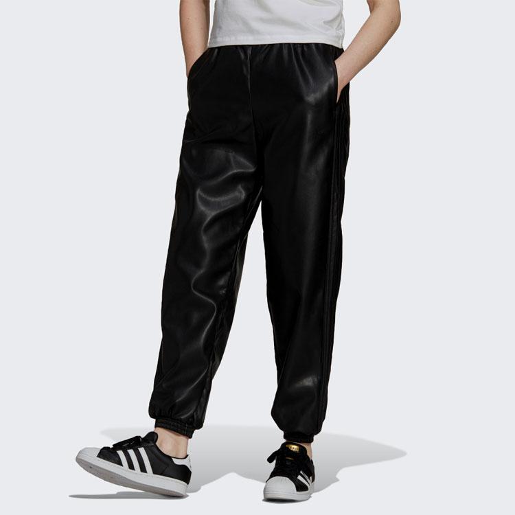 adidas Originals Adicolor Pleather Pants Women Pants Black H66347