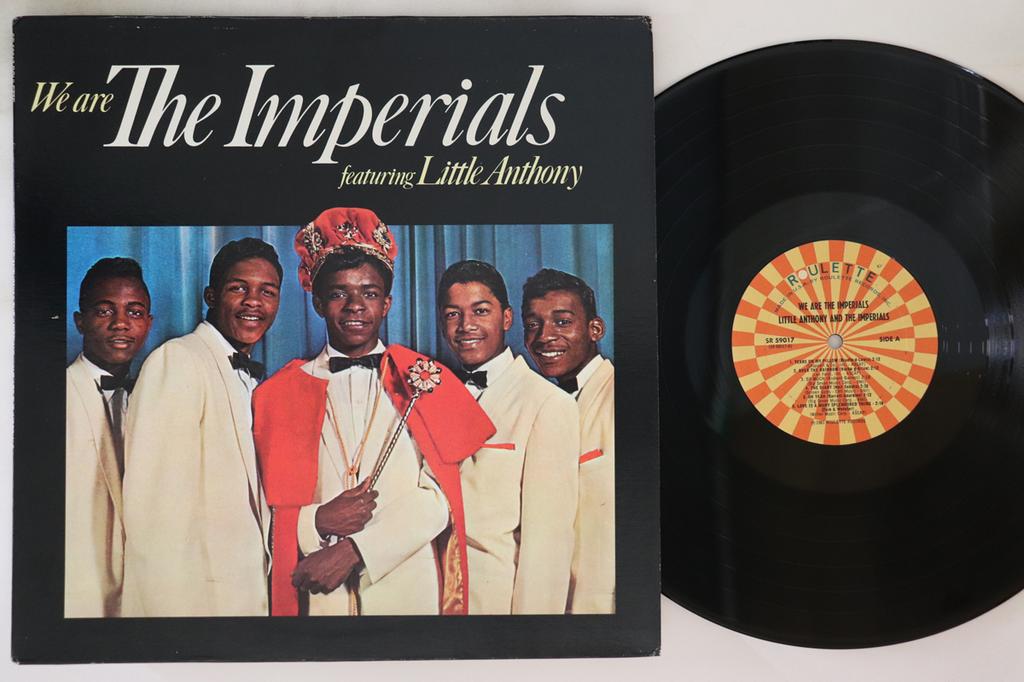 LP Record LITTLE ANTHONY & THE IMPERIALS - We Are The Imperials Featuring Litt SR59017 ROULETTE 1981 US Rock Used