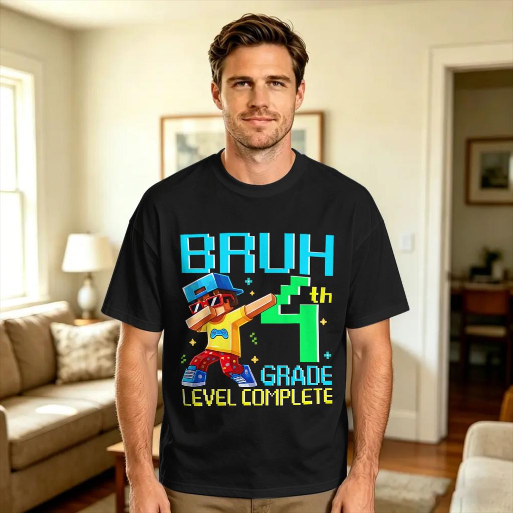 Graduation 6th Grade Level Complete Tshirt Male Y2k Basic Tshirts Beach Oneck Fashion Tees Hot Sale Oversized Tops