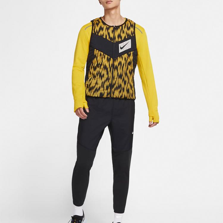 Nike Aerolayer Wild Run Running Vest Men Tops Black CU6059-010