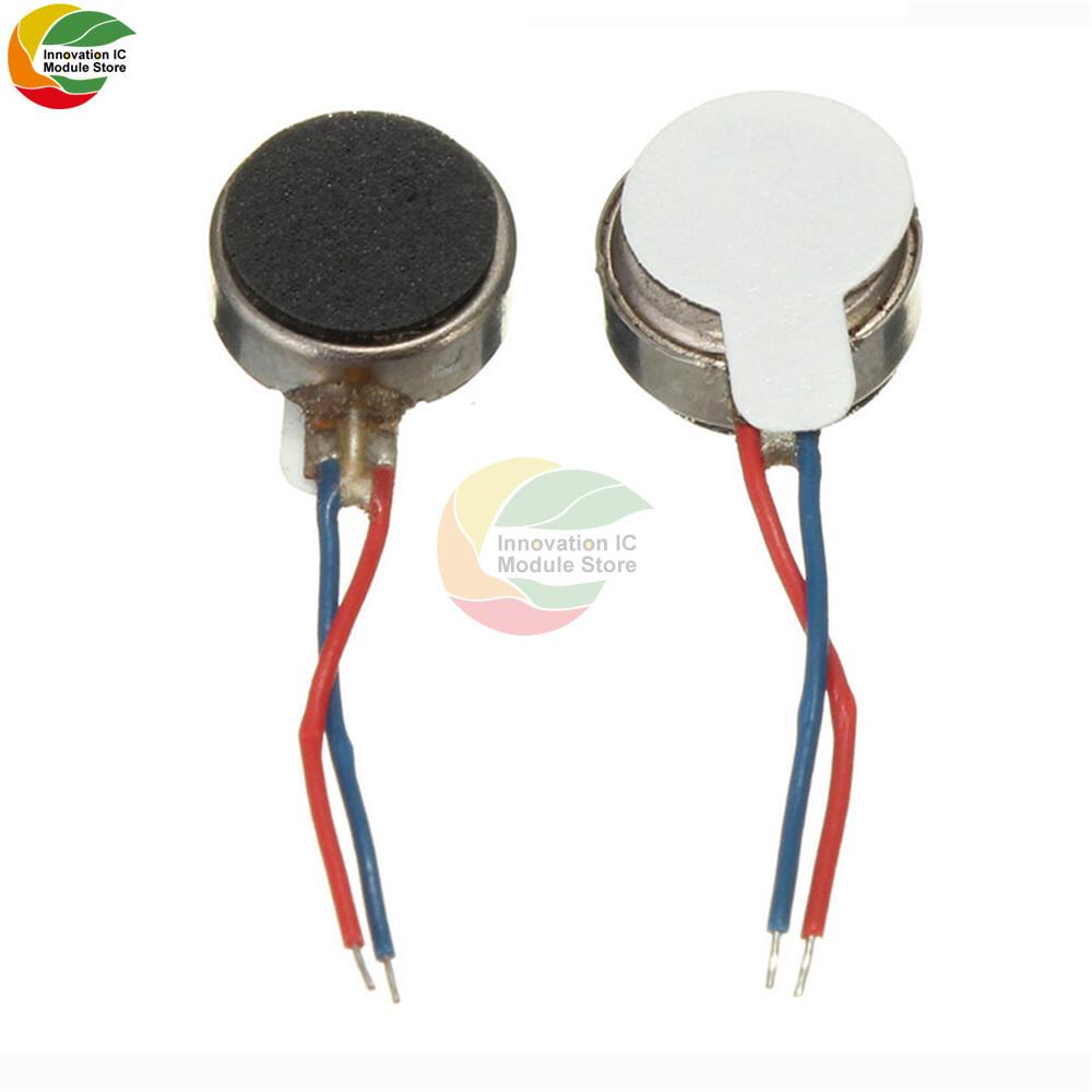 DC Motor Vibrator Vibration Motor Small Cell Phone Button Flat 1027 Mobile Phone Motor Flat 0827 Micro Vibrator Vibration Motor