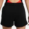 Nike Embroidered Logo Fleece-Lined Sports Shorts Women Bottoms Black DQ5803-010