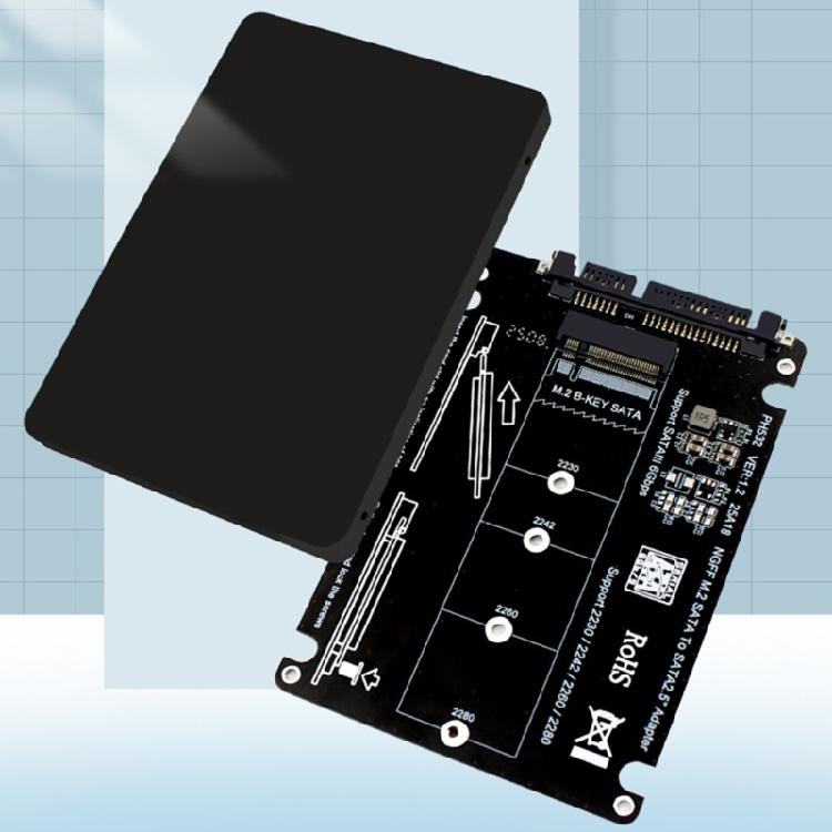 M.2 B Key Adapter Card Support 2230 2242 2260 2280 Hard Disk B Key to Adapter Card Converter Board
