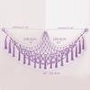 Wall Hanging Toy Storage Net With Colorful Tassels For Kids Room Decor