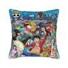 Luffy Anime Throw Pillow Cover Polyester Cushions for Sofa Vintage Cushion Covers