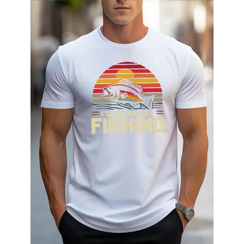 European Sizes Men'S Casual Short-Sleeve Round Neck T-Shirt