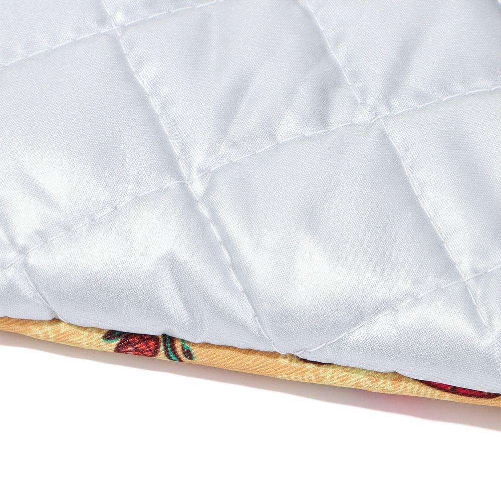 2pcs/set Christmas Baking Santa Claus Kitchen Mat Anti-Hot Pad Microwave Gloves Oven Mitts