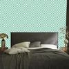 Mint and Sea Blue Checkerboard Wallpaper for Living Room and Bedroom 50x1000
