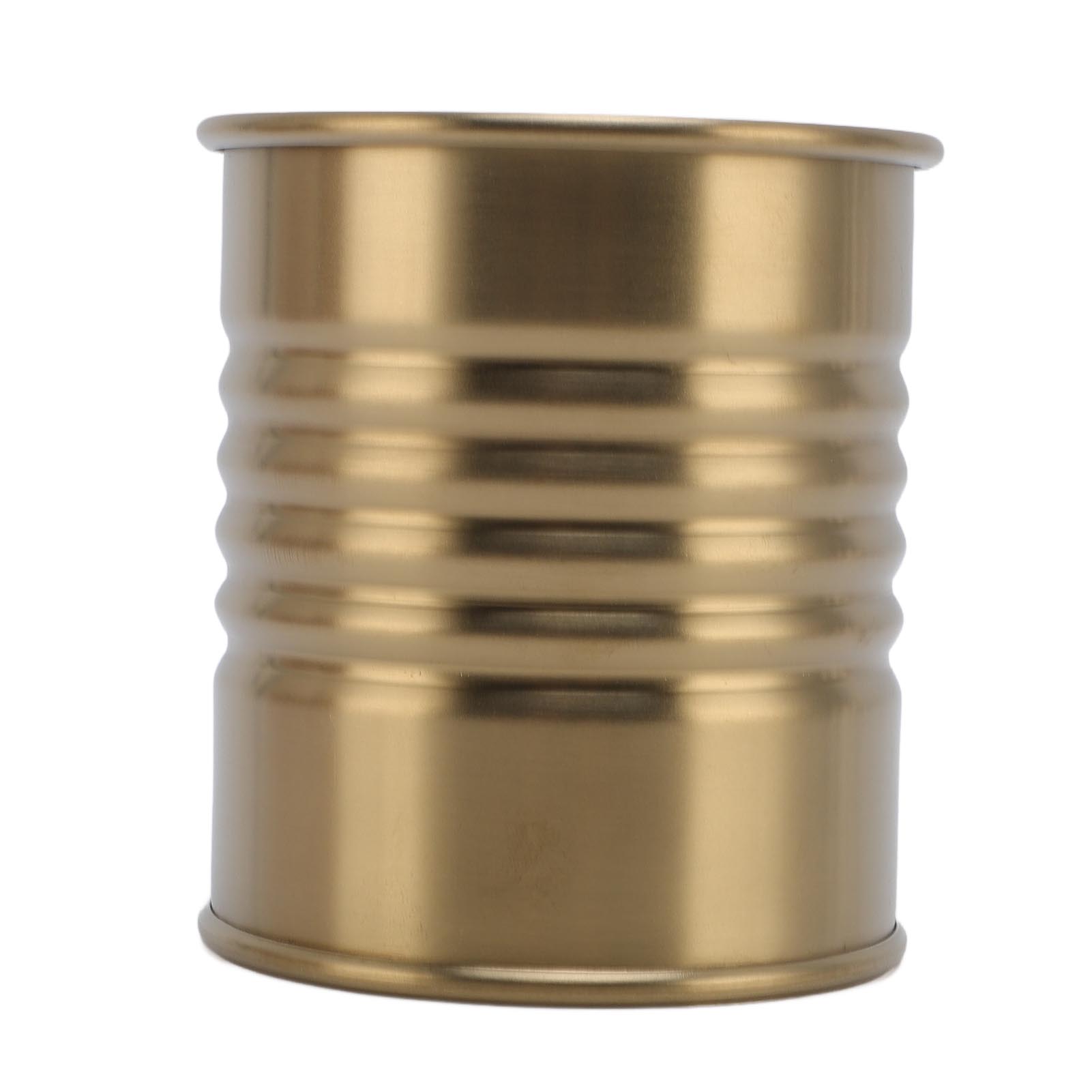 

Tea Canister Stainless Steel Insulated Mini Kitchen Canister Snack Bucket for Fries Chicken Gold S