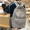 Skolväska Kvinnlig College Student Casual Tryckt Ryggsäck