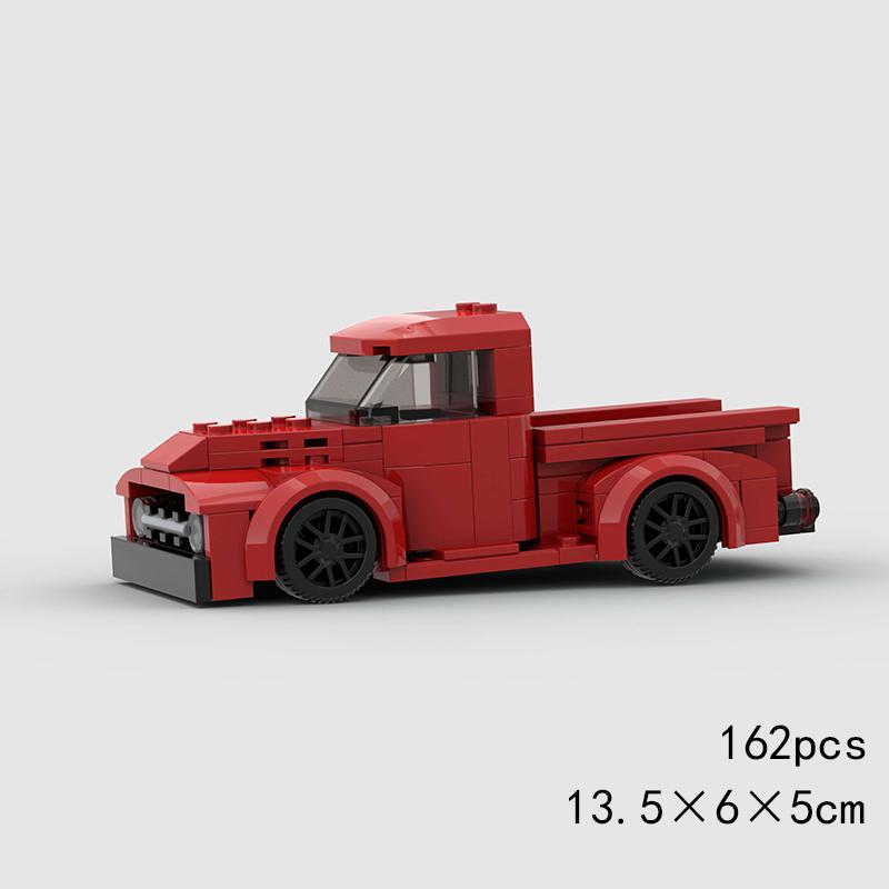 MOC Speed Super Race Champions Car F1 Great Vehicle Racing Model Building Blocks Bricks Sports Pickup Truck City Technique Toy