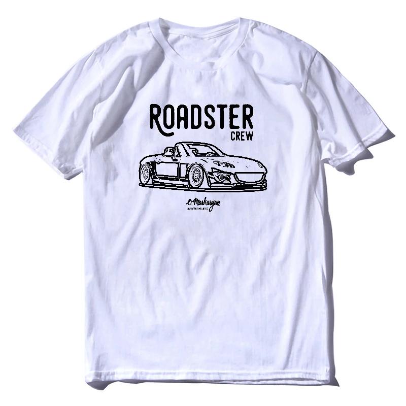 

T Shirt Women T-Shirt Tees Top New Men Tshirt Roadster Crew. MX5 Miata (NC) Unisex XXXL червоний