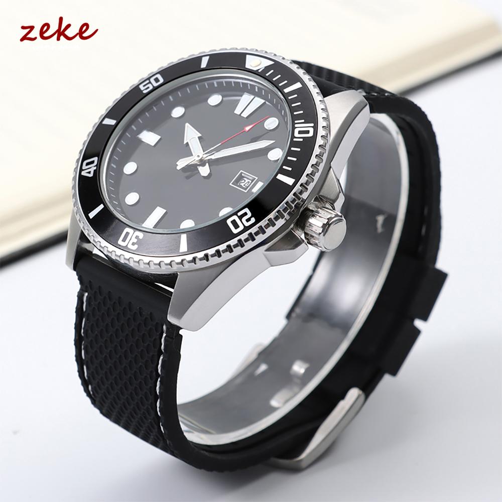 Stitching Sports Black Silicone Watch Band 20mm 22mm 24mm Pin Clasp Rubber Strap for Men Waterproof Bracelet Universal Wristband