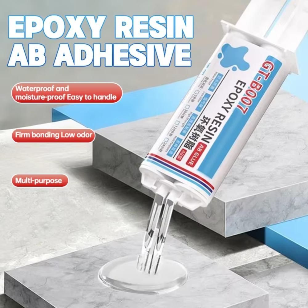 50ML Strong Adhesive Repair Sealant Epoxy Resin AB Glue  For Wood Metal Ceramic Plastic