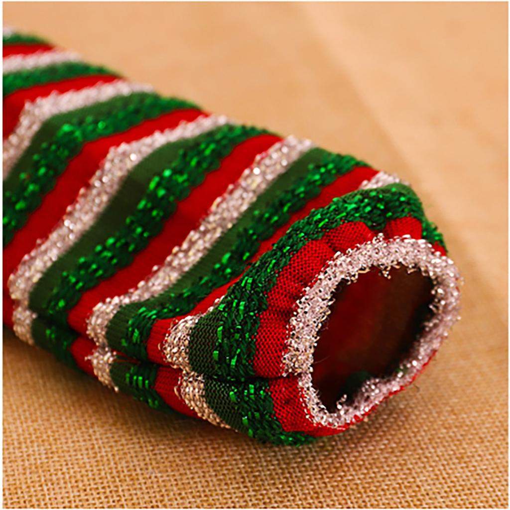 Pokrowce na nogi stołu świątecznego, pończochy stołowe w paski, skarpetki na stół świąteczny, skarpetki antypoślizgowe na stół, dekoracje świąteczne na przyjęcia świąteczne