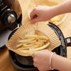 50/100Pcs Air Fryer Disposable Paper Liner Steamer Round Paper Baking Mats Nonstick Oil-Proof Mat For Kitchen Baking Accessories