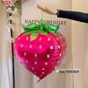 4D Strawberry Foil Balloon for Kids' Outdoor Play, Party Decor & Photos