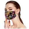 10PC Adult Flowers Cat Cartoons Printing Three-Layer Disposable Protective Mask