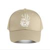 Oversized Gothic Floral Skeleton Print Baseball Cap Fashion Unisex Sunhat Womens Outdoor Sports Snapback Cap