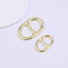 Luxury Silk Scarf and Shawl Buckle: Elegant D-Ring and Knot Design Accessories