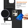 For Motorola Moto X50 Ultra 5G/Motorola Edge 50 Ultra 5G Case Liquid Silicone Card Holder Back Phone Cover with Lanyard