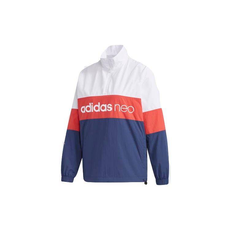 

Куртка спортивная Adidas Neo Logo Vintage с воротником-стойкой, цветная, с длинным рукавом, женская куртка FU1078 M