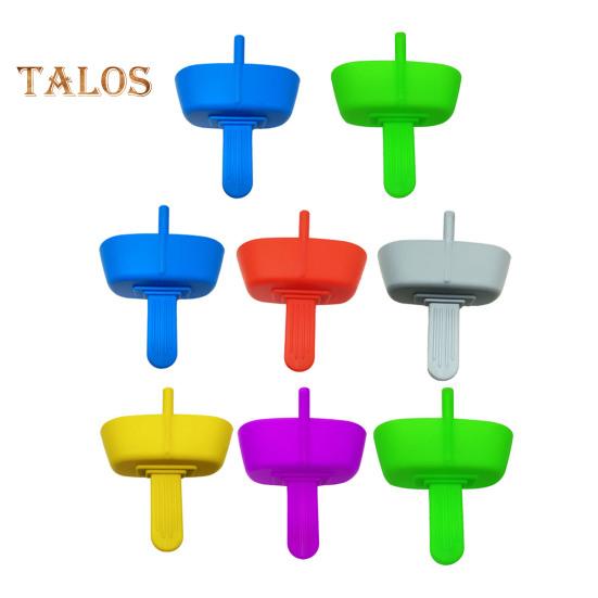 1/2/4/6/8Pcs Popsicle Holder Dual Pole Stand BPA Free Dishwasher Safe Mess-Free Ice Pop Holders for Kids with Built-In Straw Eco-Friendly Reusable