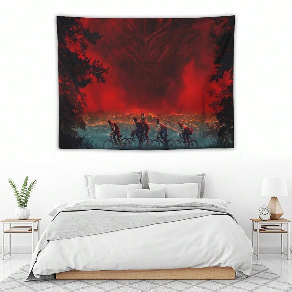 Stranger Tapestry Poster Flag Stranger Ths Tapestries Aesthetic Bedroom Dorm Decor Gift For Movie Fans home decor