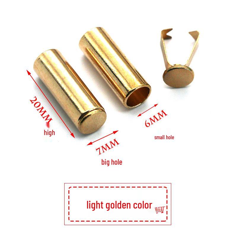 

Metal Rope End Cap & Pendant Waistband Clip for Cord, Hemp Rope, Pants, Hat, and Bell.