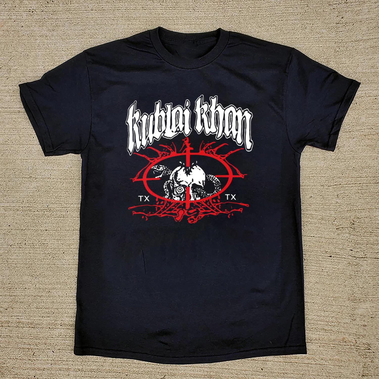 NEW Kublai Khan TX Black Cotton Gift For Fans Unisex S-5XL T-shirt HRL486 XXXL