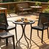 Stylish Bistro Table, Round Patio Table, Accent Table, Garden Side Table (only with bistro table)