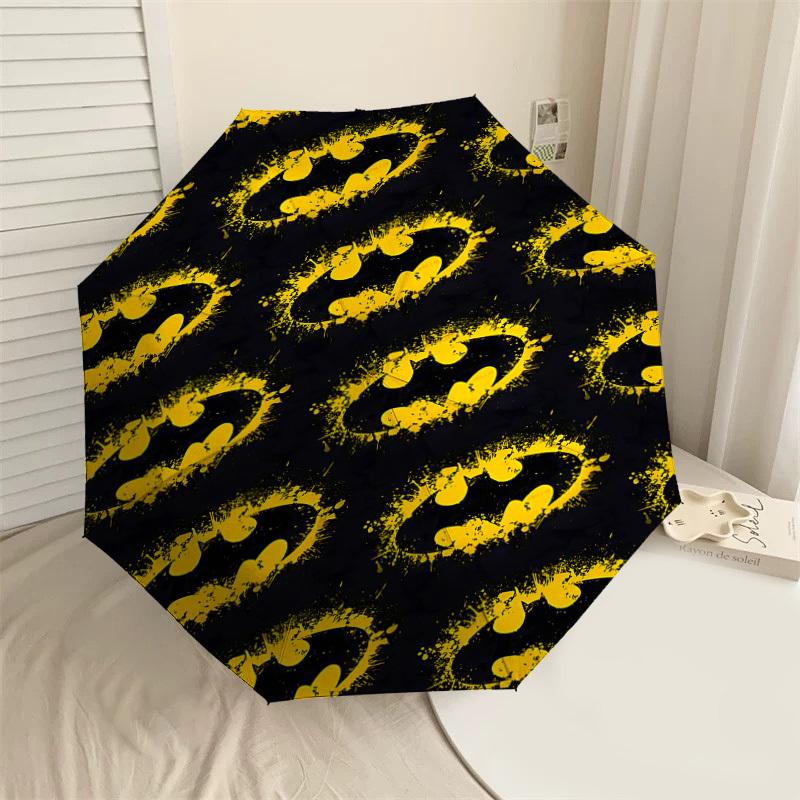 

1PC Warner batman logo Automatic Open/Close Umbrella with Windproof, 103-Rib Sturdy Canopy, Durable Ribs1320A