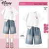 Kids' 2026 Summer Cotton T-Shirt & Denim Shorts Set