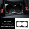 Car Accessories Fit for Mazda CX-5 CX5 2017-2022 2023 2024 2025 Interior Front Water Drink Cup Holders Cover Trim Bezel (Brushed Black Style)