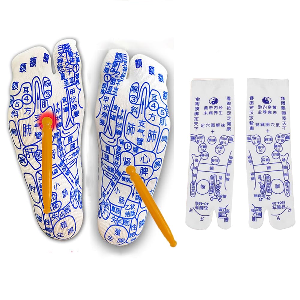 

Foot Reflexology Socks Foot Health Reflexology Socks [NW] [2 Pairs] [Japanese] (25cm-27.5cm) белый