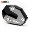 Motorcycle Accessories For HONDA CB 1000R CB1000R CB1000 R CNC Kickstand Foot Side Stand Extension Pad Support Plate 2018 -