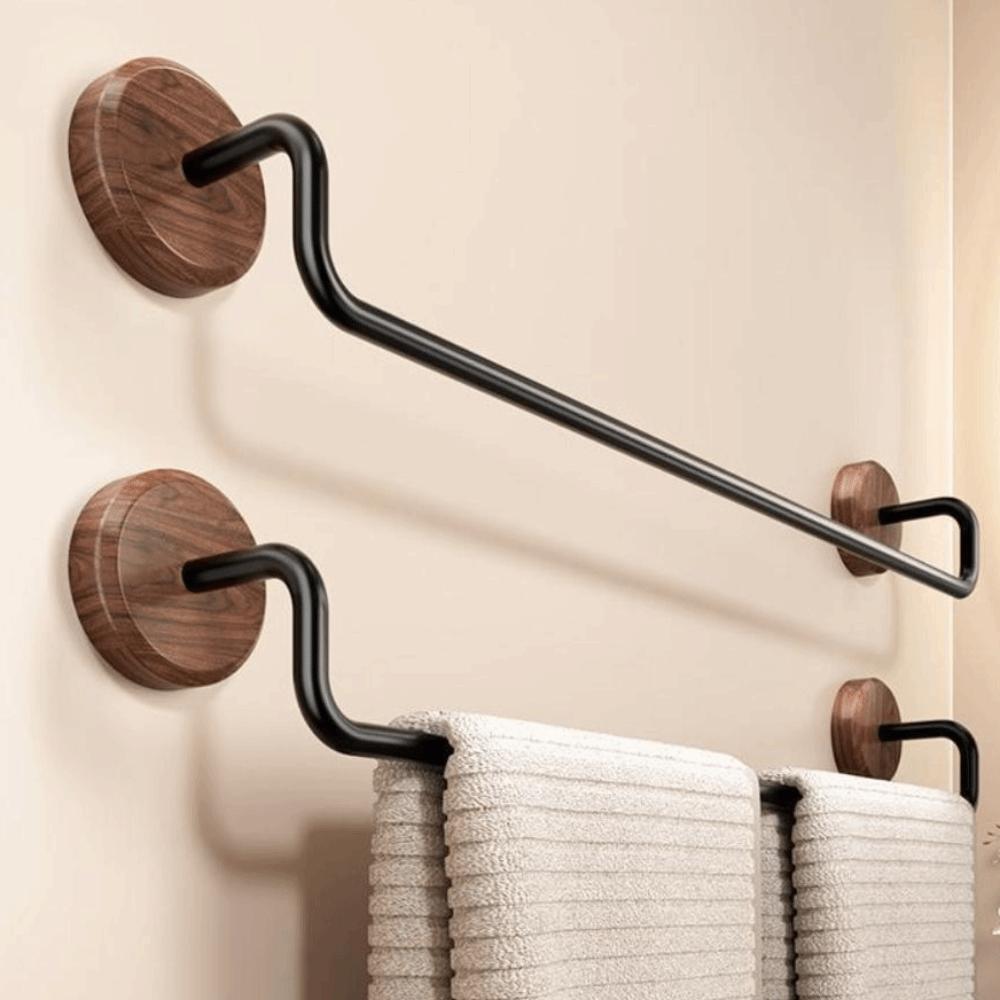 Simple Installation Wall Mounted Towel Holder Single Bar Storage Holder  Home Organization