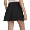 Nike Solid Logo Print Elastic Waist A-Line Skirt Women Skirts Black DO7605-010