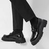 Comfortable Club Shoe Men Stylish Thick Bottom Footwear All-match Man Leather Loafers Lightweight Flats Business Work Shoes Male