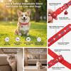 Pet Collar With Silent Bell For Cats And Dogs Adjustable Soft Fabric Love Heart Pattern