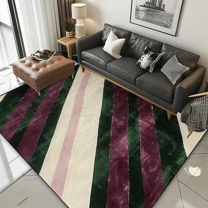 European Style Abstract Living Room Carpet Bedroom Home Decor Leisure Rugs  Washable Soft Lounge Coffee Tables Floor Mats