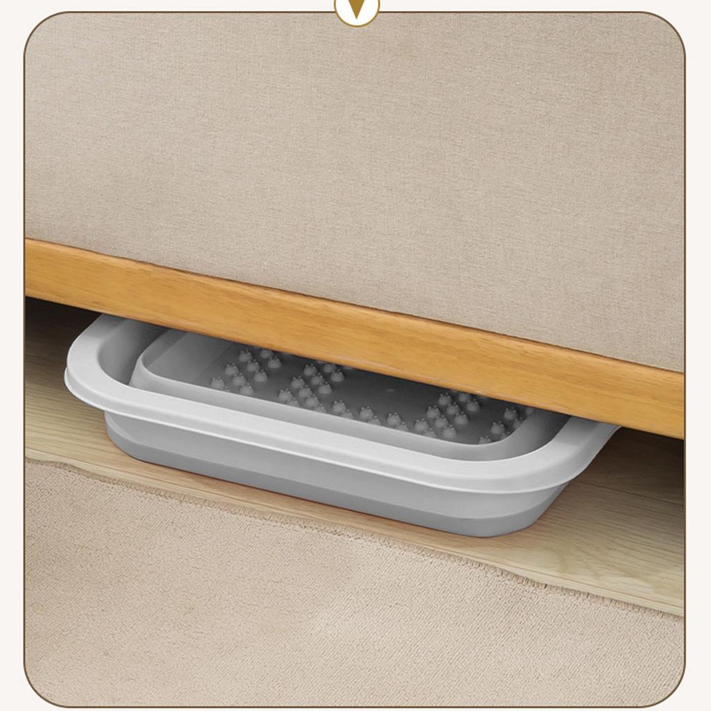 Faltbares Fußbadbecken Mehrzweck Große Kapazität Umweltfreundlich Silikon Faltbares Fußbad