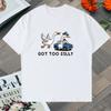 Funny Meme Got Too Silly Goose Graphic T-Shirt Men Women Cotton short sleeve Loose Tee Shirt Streetwear Top